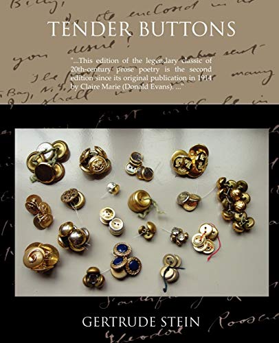 Tender Buttons Objects--Food--Rooms