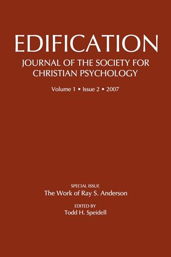 Edification-Journal of the Society of Christian Psychology