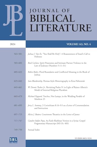 Journal of Biblical Literature 143.4 (2024)