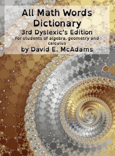 All Math Words Dictionary