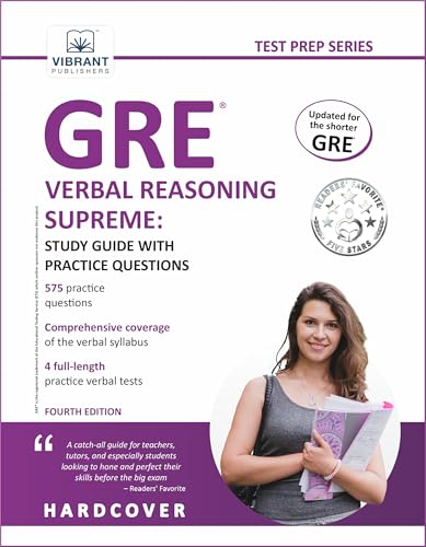GRE Verbal Reasoning Supreme Study Guide with Practice Questions