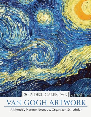 2025 Desk Calendar Van Gogh Artwork