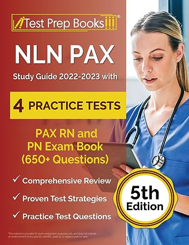 NLN PAX Study Guide 2022-2023 with 4 Practice Tests