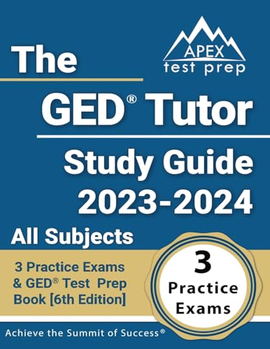 The GED Tutor Study Guide 2023 - 2024 All Subjects