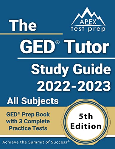The GED Tutor Study Guide 2022 - 2023 All Subjects