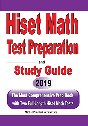 HiSET Math Test Preparation and  study guide