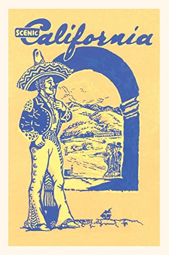 Vintage Journal Scenic California  Travel Poster