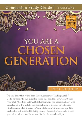 You Are A Chosen Generation Study Guide