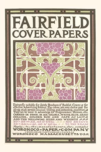 Vintage Journal Fairfield Cover Paper, Arts & Crafts
