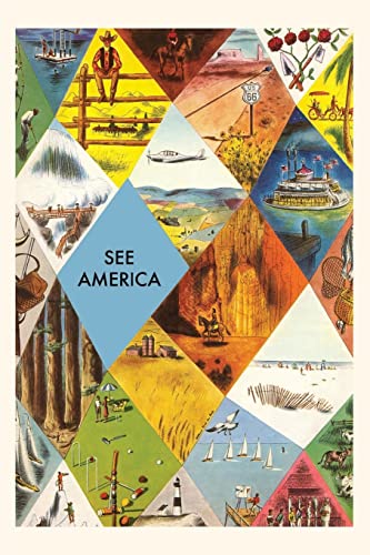 Vintage Journal  See America Travel Poster