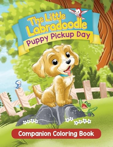 Puppy Pickup Day Companion Coloring Book