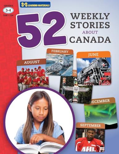 52 Weekly Nonfiction Stories About Canada Grades 3-4