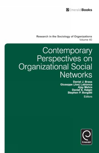 Contemporary Perspectives on Organizational Social Networks
