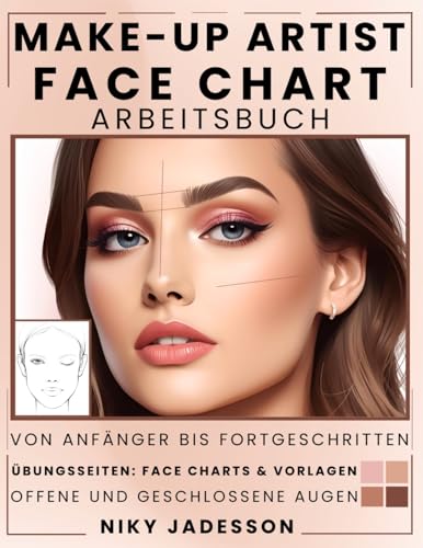 Make-up Artist Face Chart Arbeitsbuch