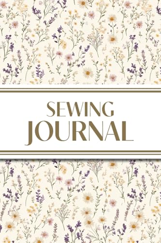 Sewing Journal (Wildflowers on Cream Background )