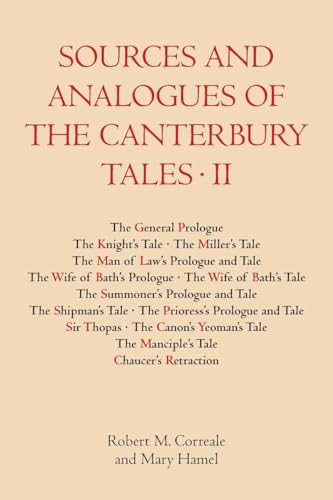 Sources and Analogues of the Canterbury Tales