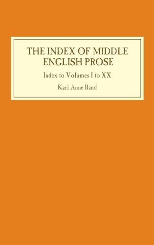 Index of Middle English Prose