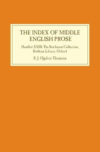 Index of Middle English Prose