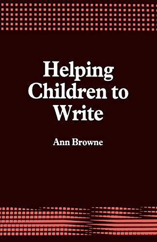 Helping Children to Write
