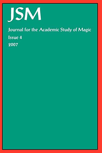 Journal for the Academic Study of Magic 4