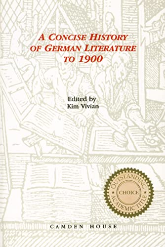 A Concise History of German Literature to 1900