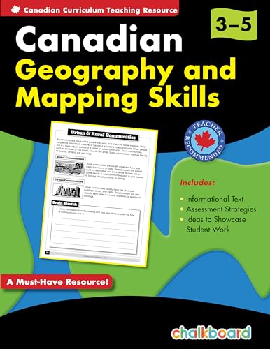 Canadian Geography And Mapping Skills Grades 3-5