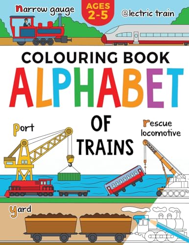 Train Colouring Book for Children