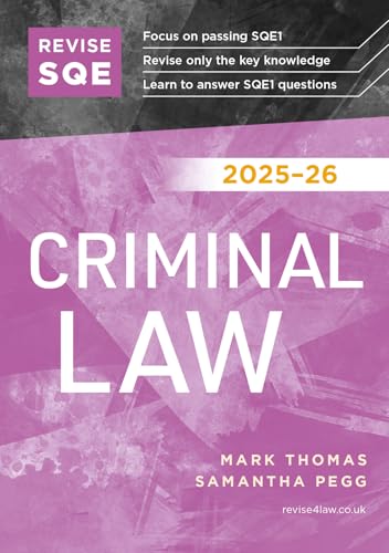 Revise SQE Criminal Law 2025-26