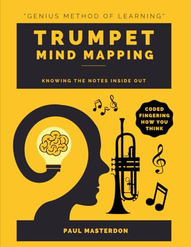 Trumpet Mind Mapping - A Mnemonically Color-Coded B-Flat Cornet & Trumpet Fingering Chart Book