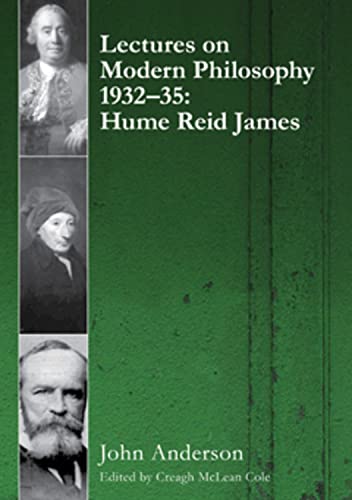 Lectures on Modern Philosophy 1932-35