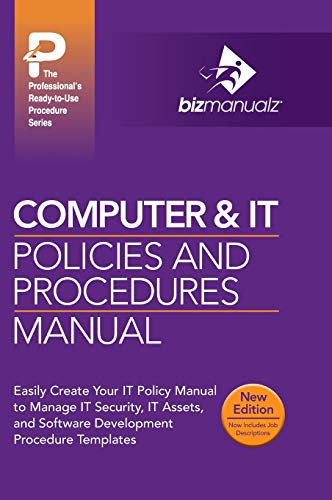 Computer & IT Policies and Procedures Manual