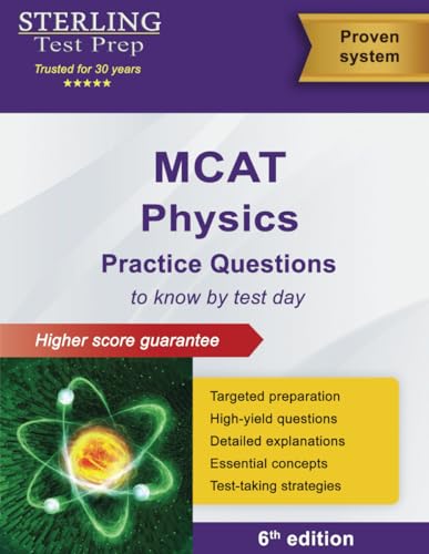Sterling Test Prep MCAT Physics Practice Questions