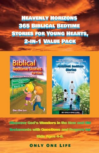 Heavenly Horizons 365 Biblical Bedtime Stories for Young Hearts, 2-in-1 Value Pack