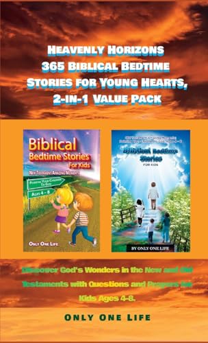 Heavenly Horizons 365 Biblical Bedtime Stories for Young Hearts, 2-in-1 Value Pack