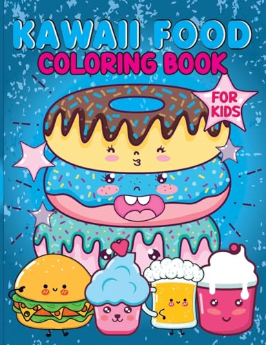Kawaii Food Coloring Book for Kids
