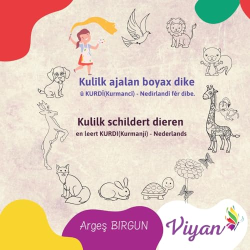 Kulilk schildert dieren en leert KURDI(Kurmanji) - Nederlands