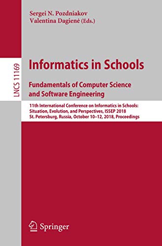 Informatics in Schools. Fundamentals of Computer Science and Software Engineering