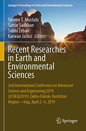 Recent Researches in Earth and Environmental Sciences