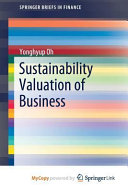 Sustainability Valuation of Business