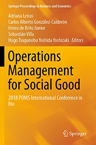 Operations Management for Social Good