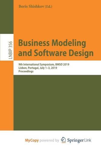 Business Modeling and Software Design