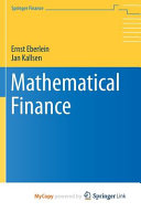 Mathematical Finance
