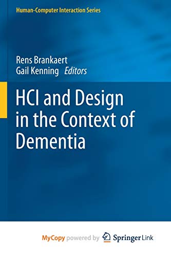 HCI and Design in the Context of Dementia