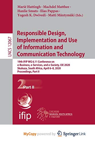 Responsible Design, Implementation and Use of Information and Communication Technology
