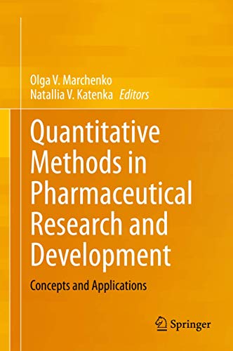 Quantitative Methods in Pharmaceutical Research and Development