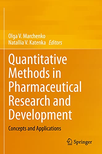 Quantitative Methods in Pharmaceutical Research and Development