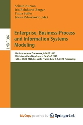 Enterprise, Business-Process and Information Systems Modeling