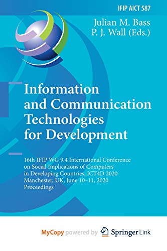 Information and Communication Technologies for Development