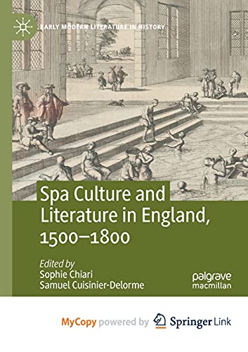 Spa Culture and Literature in England, 1500-1800