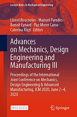 Advances on Mechanics, Design Engineering and Manufacturing III